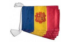 Fahnenkette Andorra - 30 x 45 cm