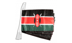 Fahnenkette Kenia - 30 x 45 cm