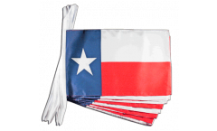 Fahnenkette USA Texas - 30 x 45 cm