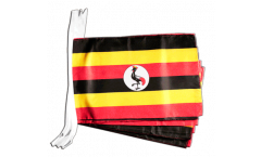 Fahnenkette Uganda - 30 x 45 cm