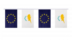 Freundschaftskette Zypern - Europäische Union EU - 15 x 22 cm