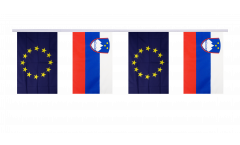 Freundschaftskette Slowenien - Europäische Union EU - 15 x 22 cm
