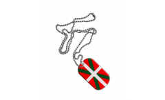 Dog Tag Spanien Baskenland - 3 x 5 cm