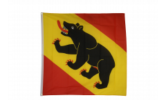 Flagge Schweiz Kanton Bern - 120 x 120 cm