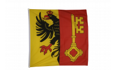 Flagge Schweiz Kanton Genf - 120 x 120 cm