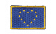 Aufnäher Herzflagge Europäische Union EU - 8 x 6 cm