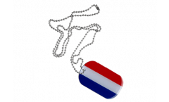 Dog Tag Niederlande - 3 x 5 cm