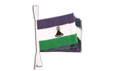 Fahnenkette Lesotho - 15 x 22 cm