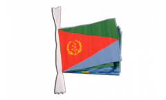 Fahnenkette Eritrea - 15 x 22 cm