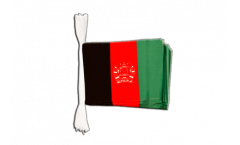 Fahnenkette Afghanistan - 15 x 22 cm