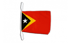 Fahnenkette Osttimor - 30 x 45 cm