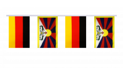 Freundschaftskette Deutschland - Tibet - 15 x 22 cm
