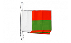 Fahnenkette Madagaskar - 30 x 45 cm
