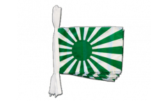 Fahnenkette Fanflagge grün weiß - 30 x 45 cm