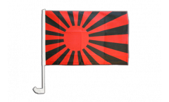 Autofahne Fanflagge rot schwarz - 30 x 40 cm