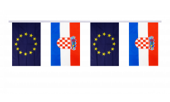 Freundschaftskette Kroatien - Europäische Union EU - 15 x 22 cm