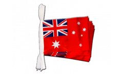 Fahnenkette Australien Red Ensign Handelsflagge - 15 x 22 cm