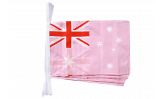 Fahnenkette Australien Pink - 30 x 45 cm