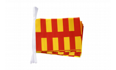 Fahnenkette Großbritannien Northumberland - 15 x 22 cm