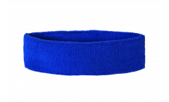 Stirnband Einfarbig Blau - 6 x 21 cm
