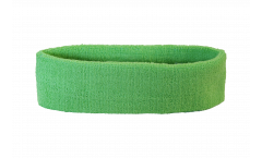 Stirnband einfarbig hellgrün - 6 x 21 cm