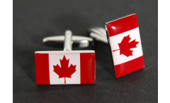 Manschettenknöpfe Flagge Kanada - 18 x 12 mm