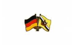 Freundschaftspin Deutschland - Brunei - 22 mm