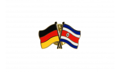 Freundschaftspin Deutschland - Costa Rica - 22 mm