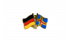 Freundschaftspin Deutschland - Finnland Aland Inseln - 22 mm