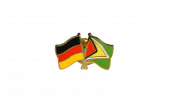 Freundschaftspin Deutschland - Guyana - 22 mm