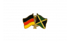 Freundschaftspin Deutschland - Jamaika - 22 mm