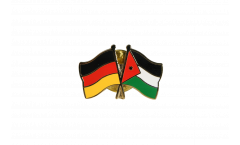 Freundschaftspin Deutschland - Jordanien - 22 mm