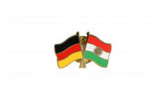 Freundschaftspin Deutschland - Kurdistan - 22 mm