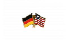 Freundschaftspin Deutschland - Liberia - 22 mm