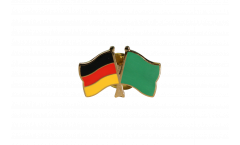 Freundschaftspin Deutschland - Libyen 1977-2011 - 22 mm