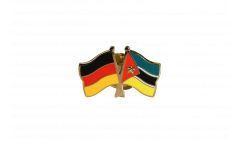 Freundschaftspin Deutschland - Mosambik - 22 mm