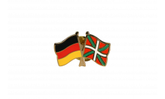 Freundschaftspin Deutschland - Spanien Baskenland - 22 mm