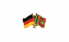 Freundschaftspin Deutschland - Sri Lanka - 22 mm