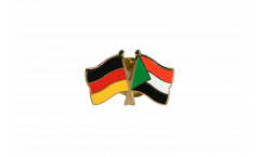 Freundschaftspin Deutschland - Sudan - 22 mm