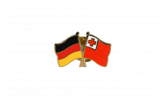 Freundschaftspin Deutschland - Tonga - 22 mm