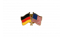 Freundschaftspin Deutschland - USA - 22 mm