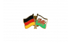 Freundschaftspin Deutschland - Wales - 22 mm