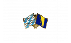 Freundschaftspin Bayern - Bosnien-Herzegowina - 22 mm