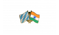 Freundschaftspin Bayern - Indien - 22 mm
