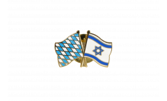 Freundschaftspin Bayern - Israel - 22 mm