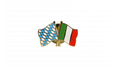 Freundschaftspin Bayern - Italien - 22 mm