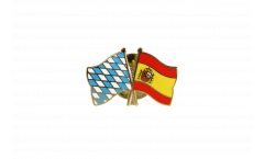 Freundschaftspin Bayern - Spanien - 22 mm