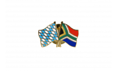 Freundschaftspin Bayern - Südafrika - 22 mm