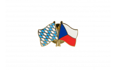 Freundschaftspin Bayern - Tschechische Republik - 22 mm