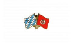 Freundschaftspin Bayern - Tunesien - 22 mm